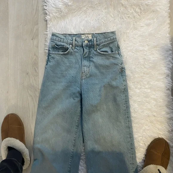 FREE PEOPLE🌸Wide leg straight jeans - Picture 6 of 10